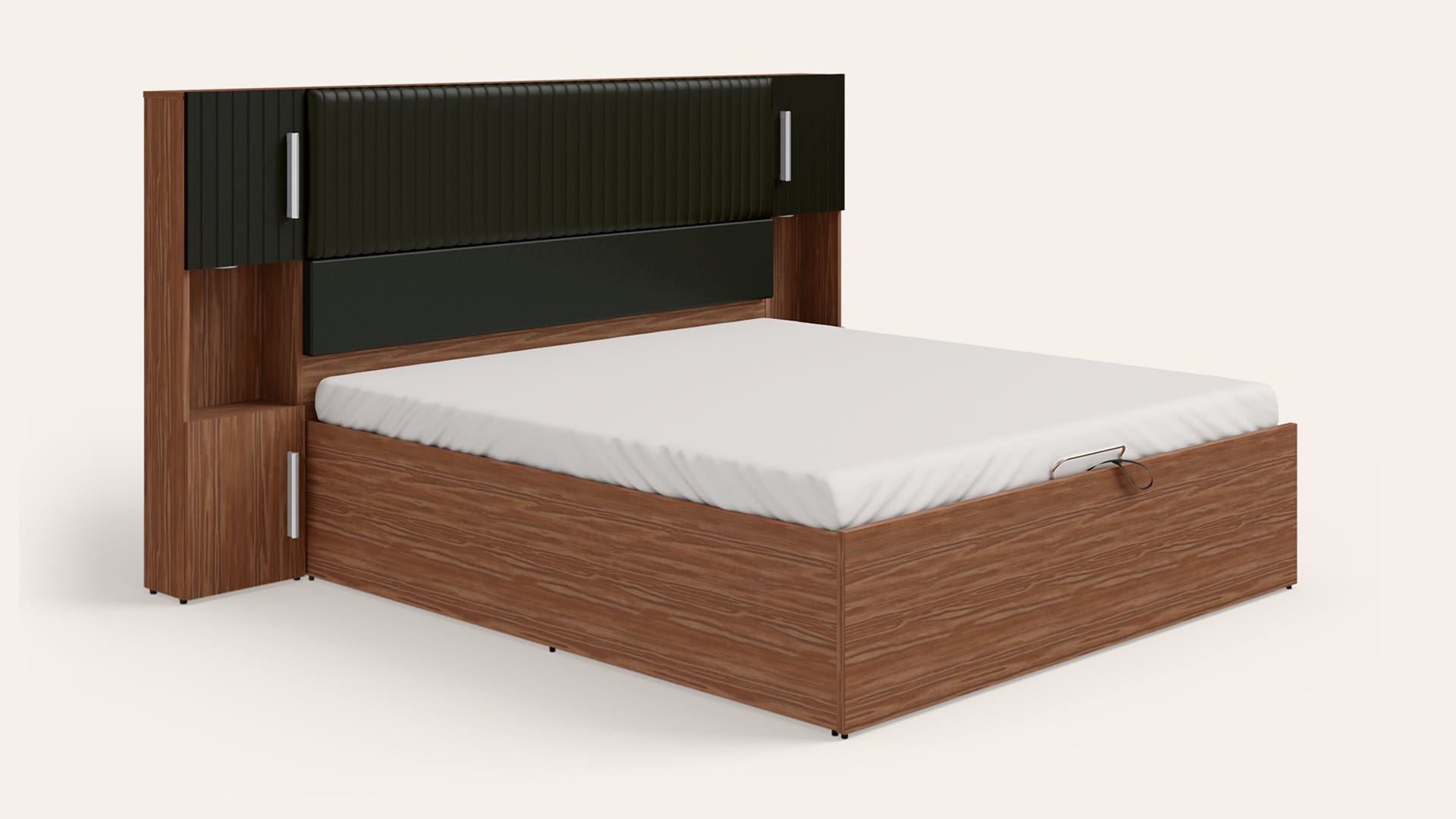 Marcel King Size Wooden Bed with Eco-Lift Up Hydraulic Storage