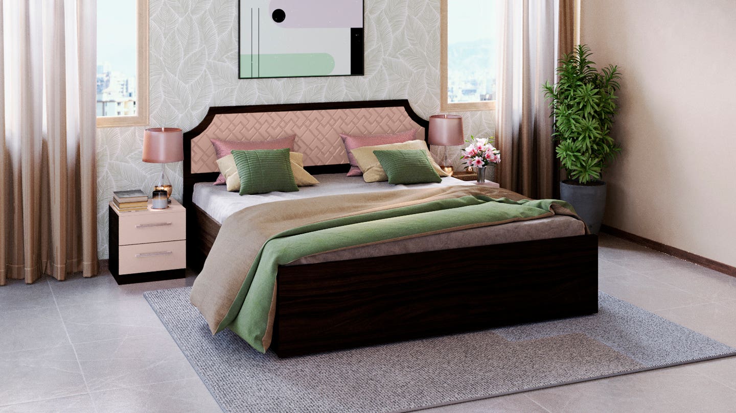 Upmods N'Chant Engineered Wood Bed