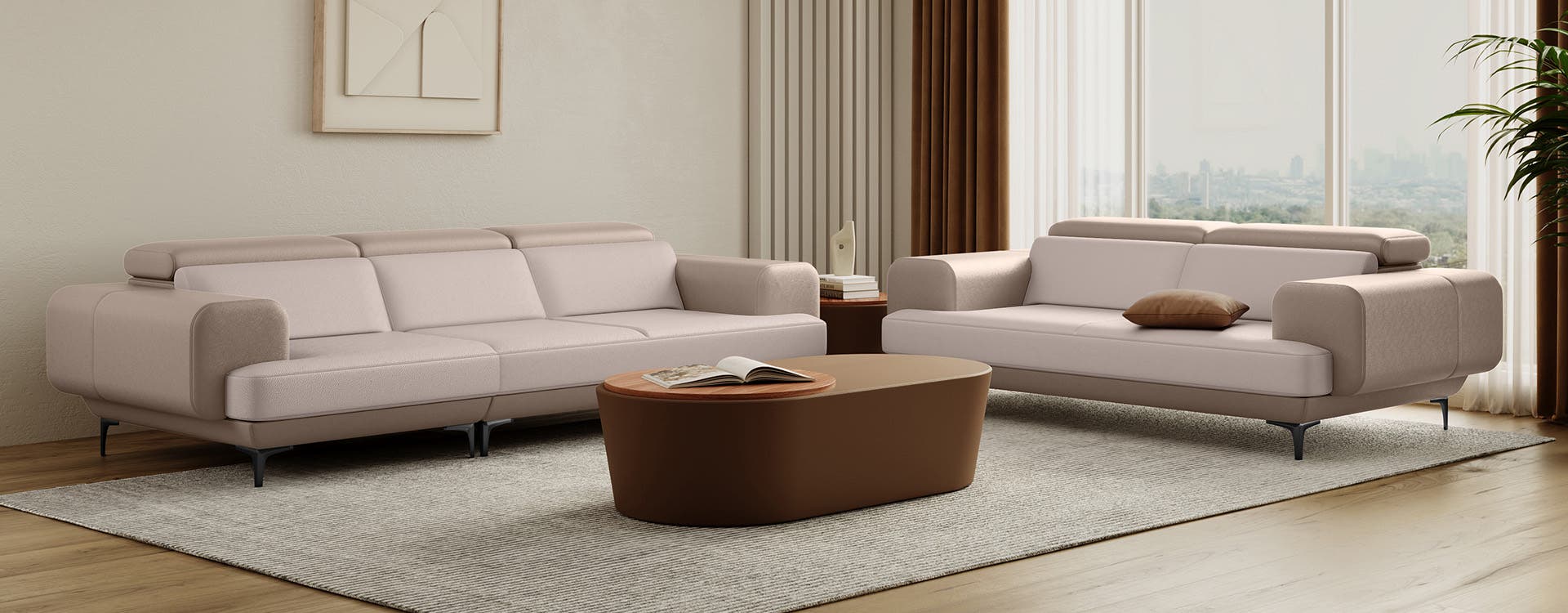 Two-Toned Sofas. Endless Possibilities